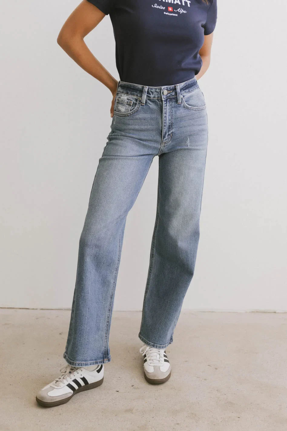 Straight leg pants