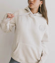 Hoodie in taupe