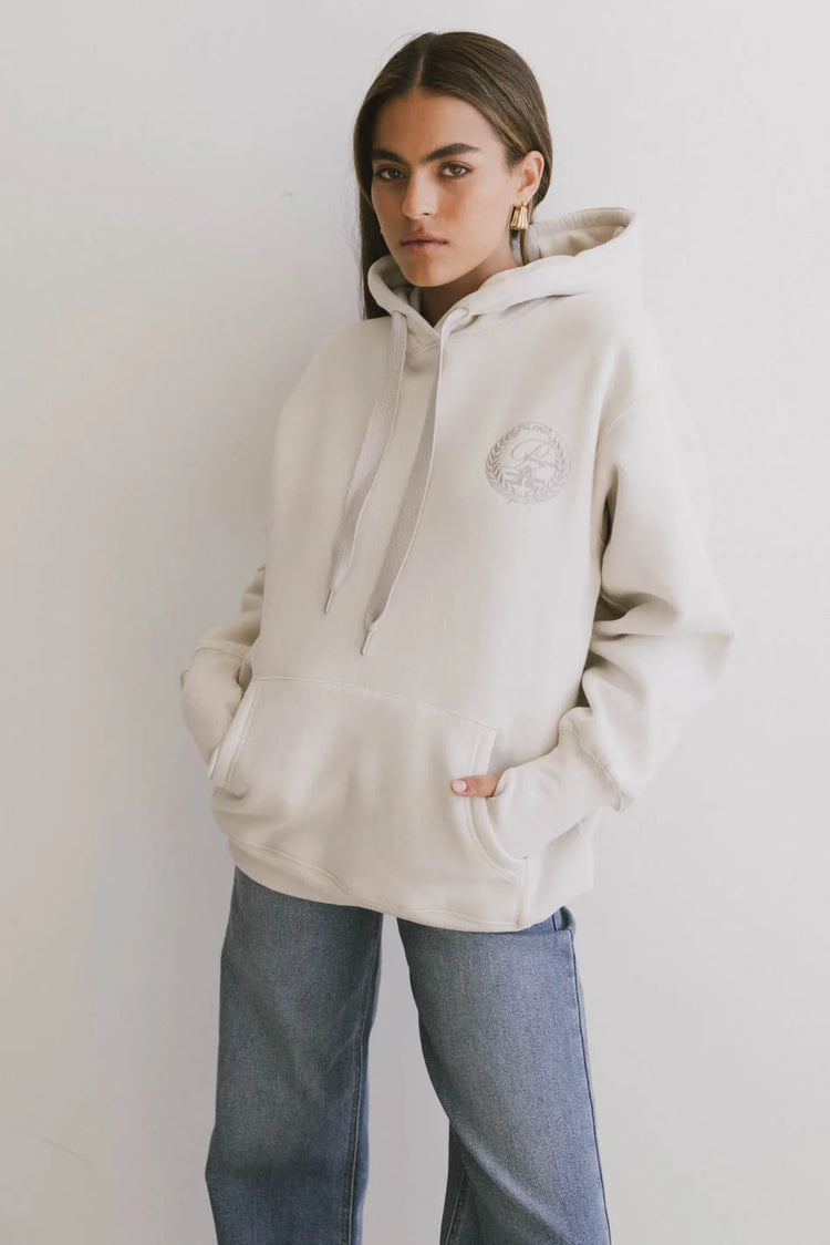 Hoodie in beige