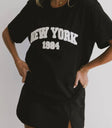 Short sleeves top in black