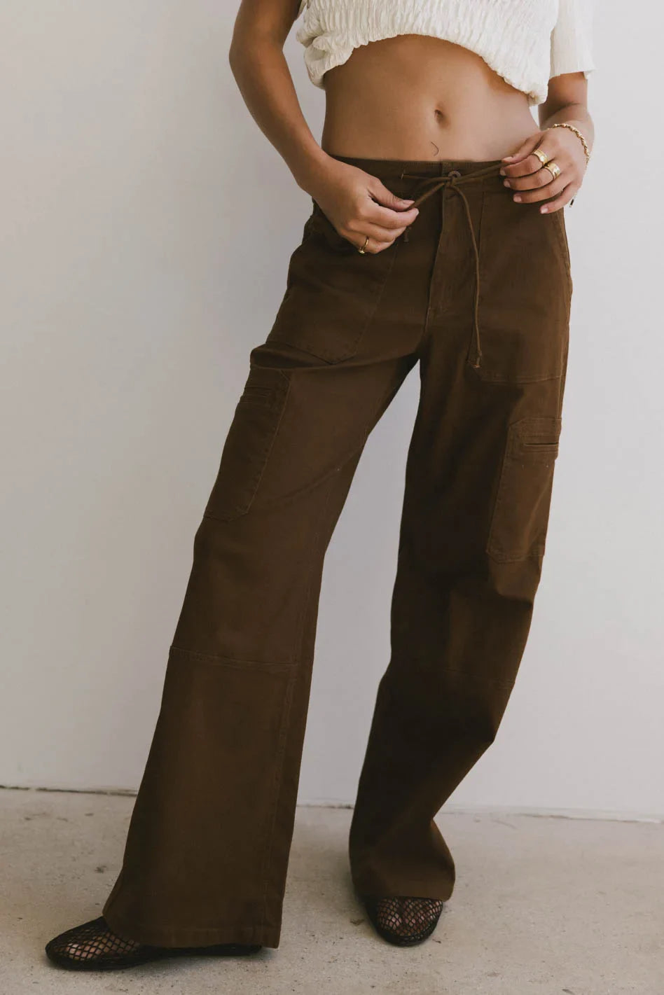 Tandry Cargo Pants in Brown - FINAL SALE
