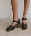 Close toe shoes in black
