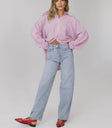 light wash denim jeans