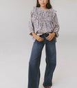 Long sleeves top in blue