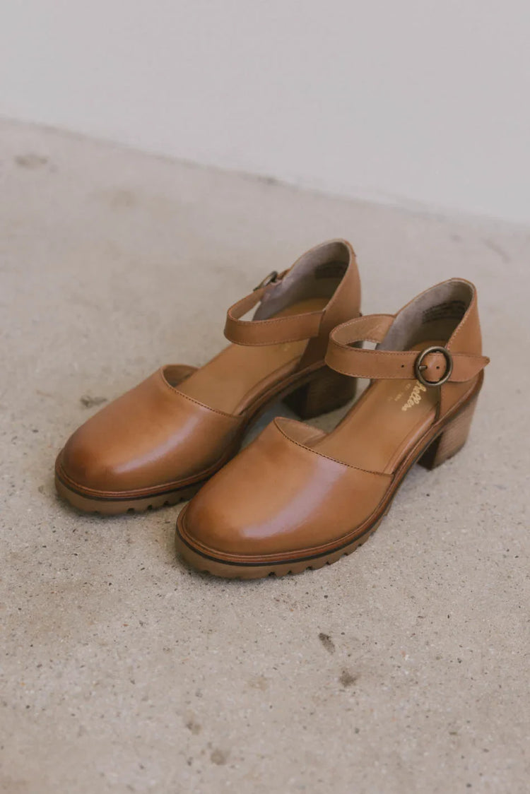 Heels in tan