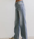 Medium wash denim