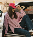 Long sleeves top in red