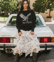 washed black pullover