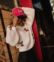 Sweater with cherry