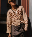 Long sleeves top in brown