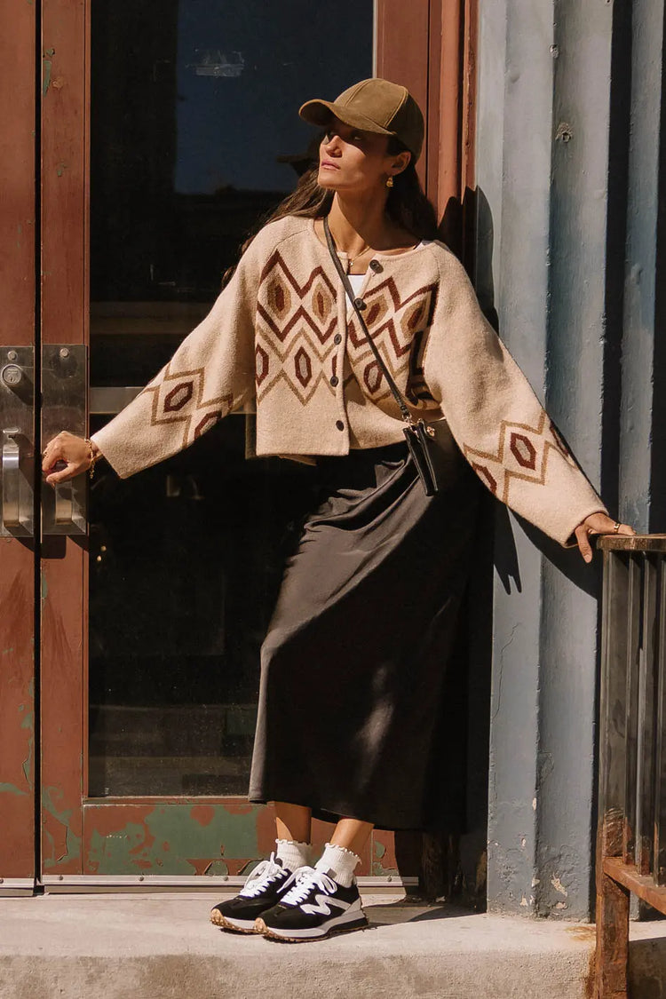 Long sleeves top in multi color