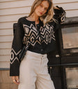 Black cardigan
