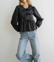 Long sleeves blouse in back