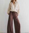 front tie soft bottoms in lavender