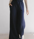 drawstring pants in navy