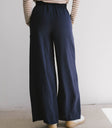 navy wide leg bottoms