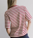 short sleeve striped tee