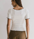 lettuce edge ribbed top