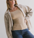 collared button cardigan sweater
