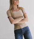 lettuce edge ribbed top