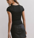 SHORT SLEEVE BASIC TOP