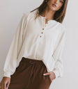 button detail sweater