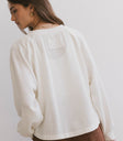 waffle sweater in oatmeal