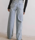 Light denim pants