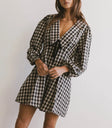 Mini dress in black