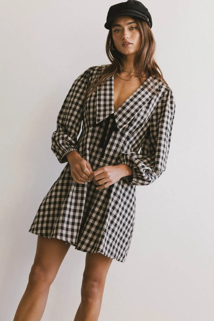 Mini dress in black