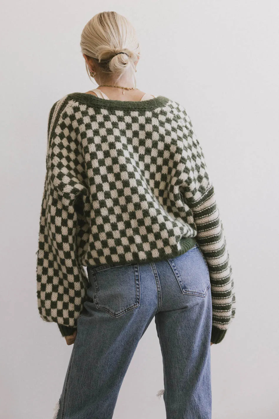 Long sleeves top in olive