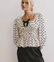 Front bow top in black