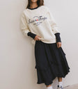 GRAPHIC PULLOVER IN WHITE
