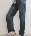 Denim pants in dark wash