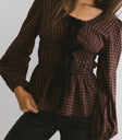 Front bows top in red