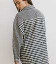 Oversized jacket in black