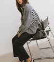 Long sleeves jacket in black
