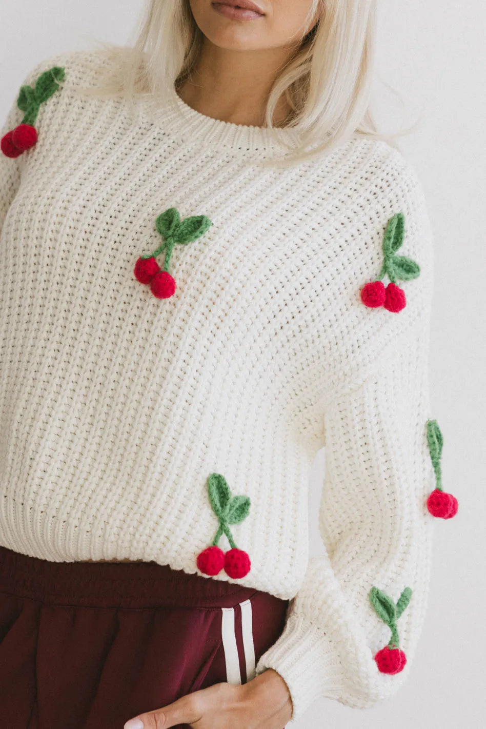 Cherry sweater