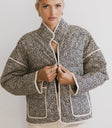 floral quilted jjacket
