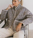 quilted floral jacket