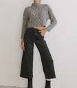 Long sleeves sweater in black
