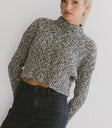 Kacee Knitted Sweater in Black - FINAL SALE