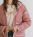 floral quilted jacket