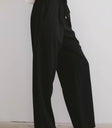Woven pants in black