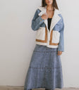 DENIM SHERPA COAT