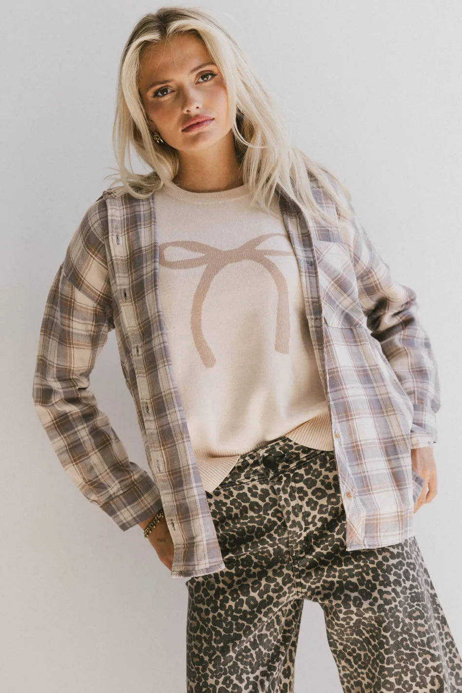 Franky Plaid Flannel Button Up - FINAL SALE