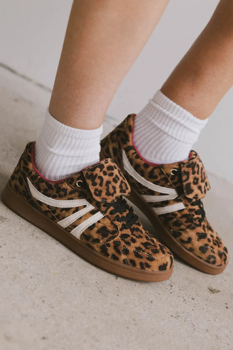 Leopard print sneakers