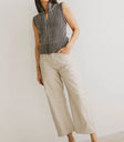 Two hand pockets pants in taupe
