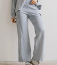Elastic waist pants in blue