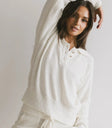 Knit top in cream